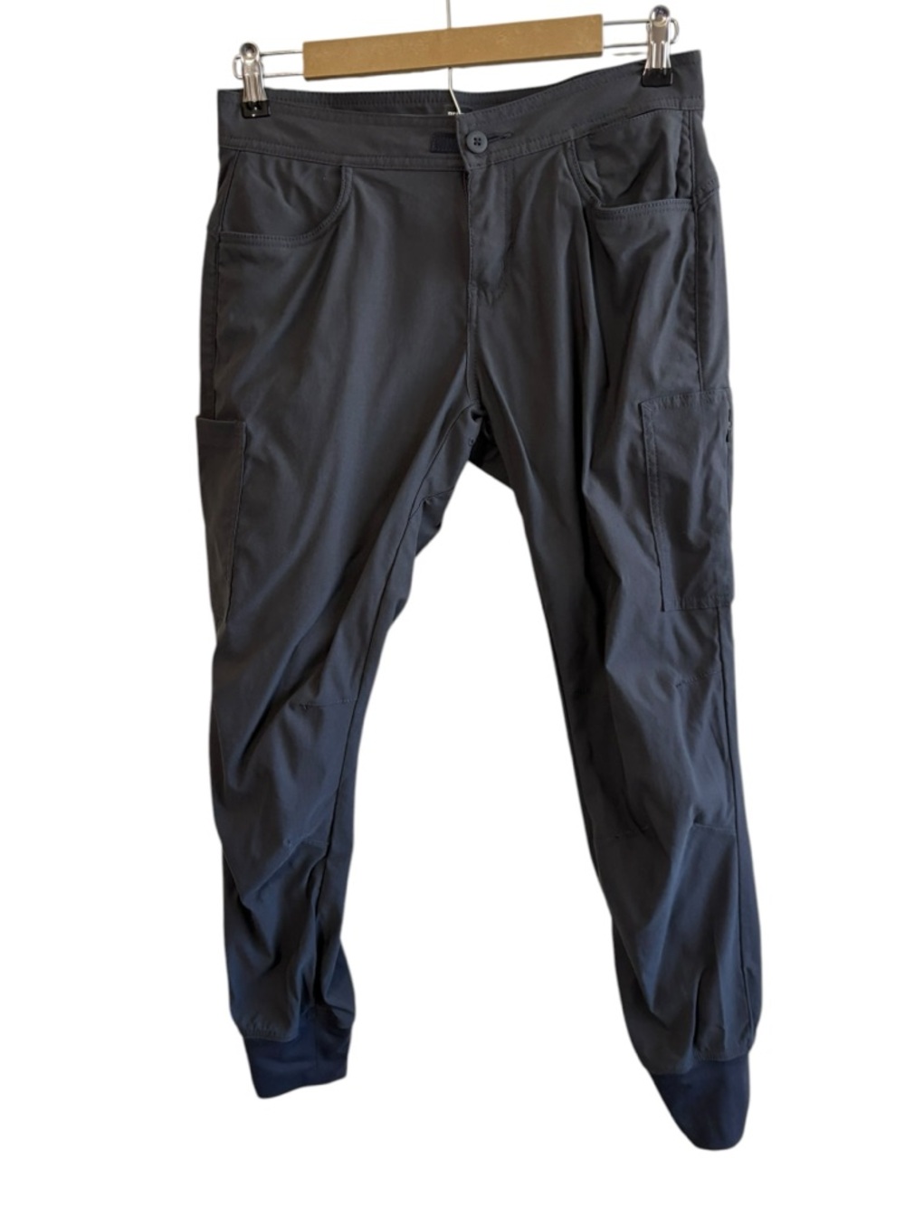 Prana Size 4 Gray Halle Joggers Standard Fit Active Travel Hiking Outdoor